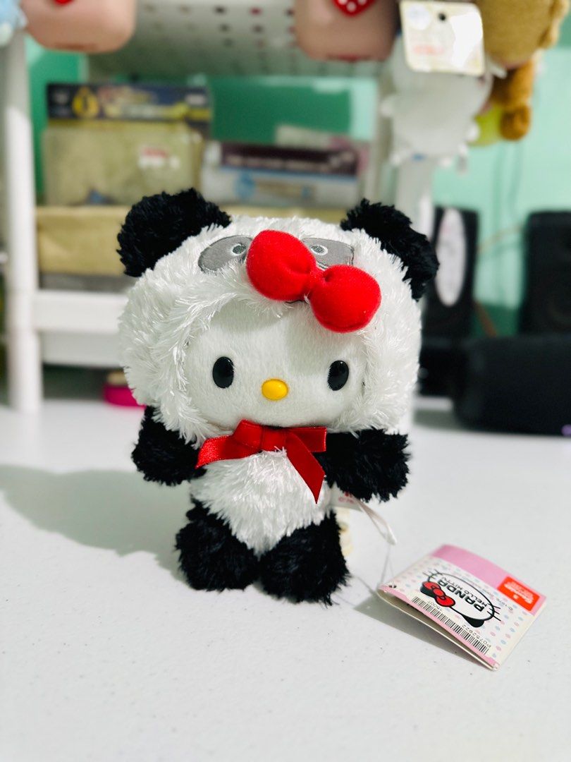 Hello kitty panda plush on sale