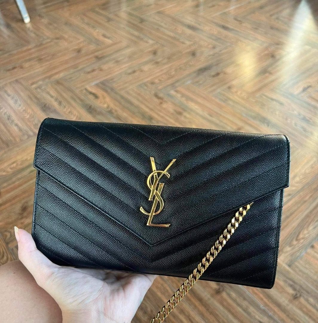 YSL WOC BLACK SMALL, Luxury, Bags & Wallets on Carousell