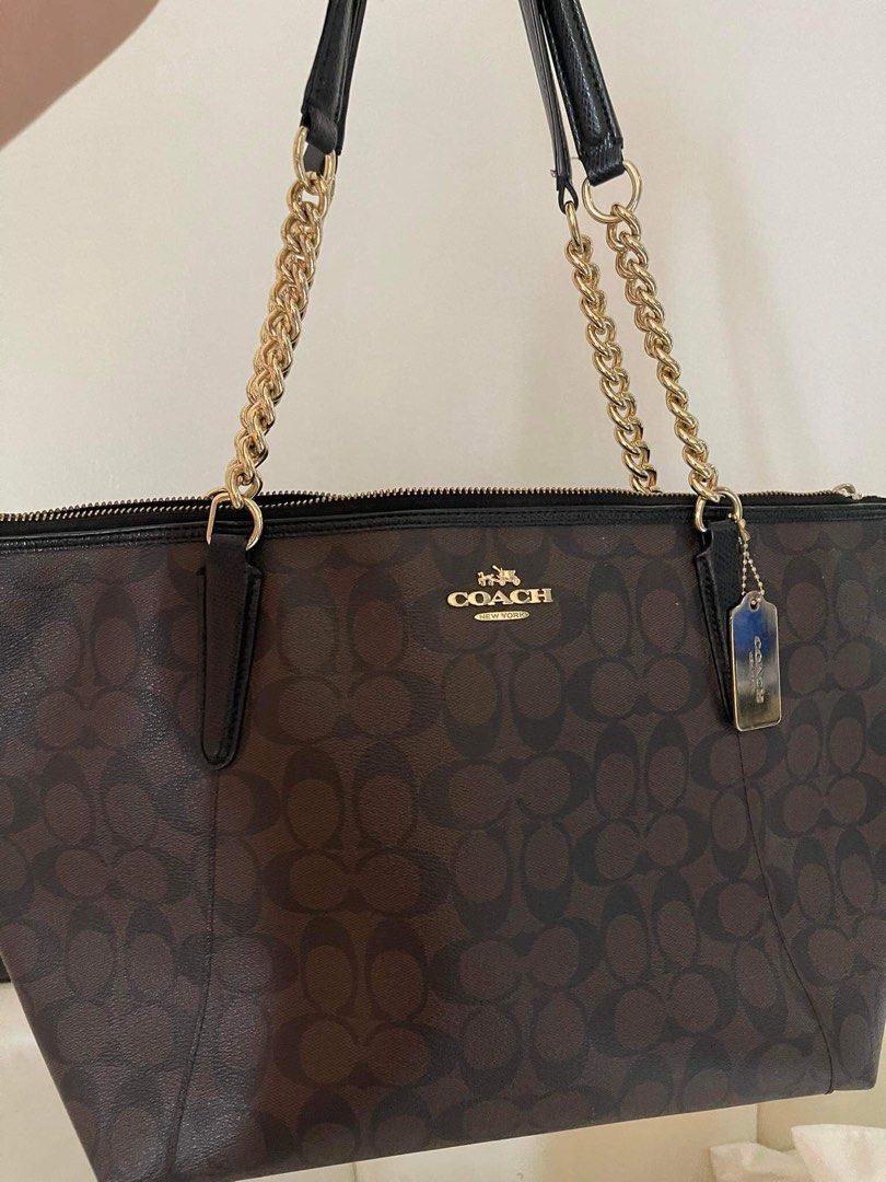 Ava chain tote clearance coach