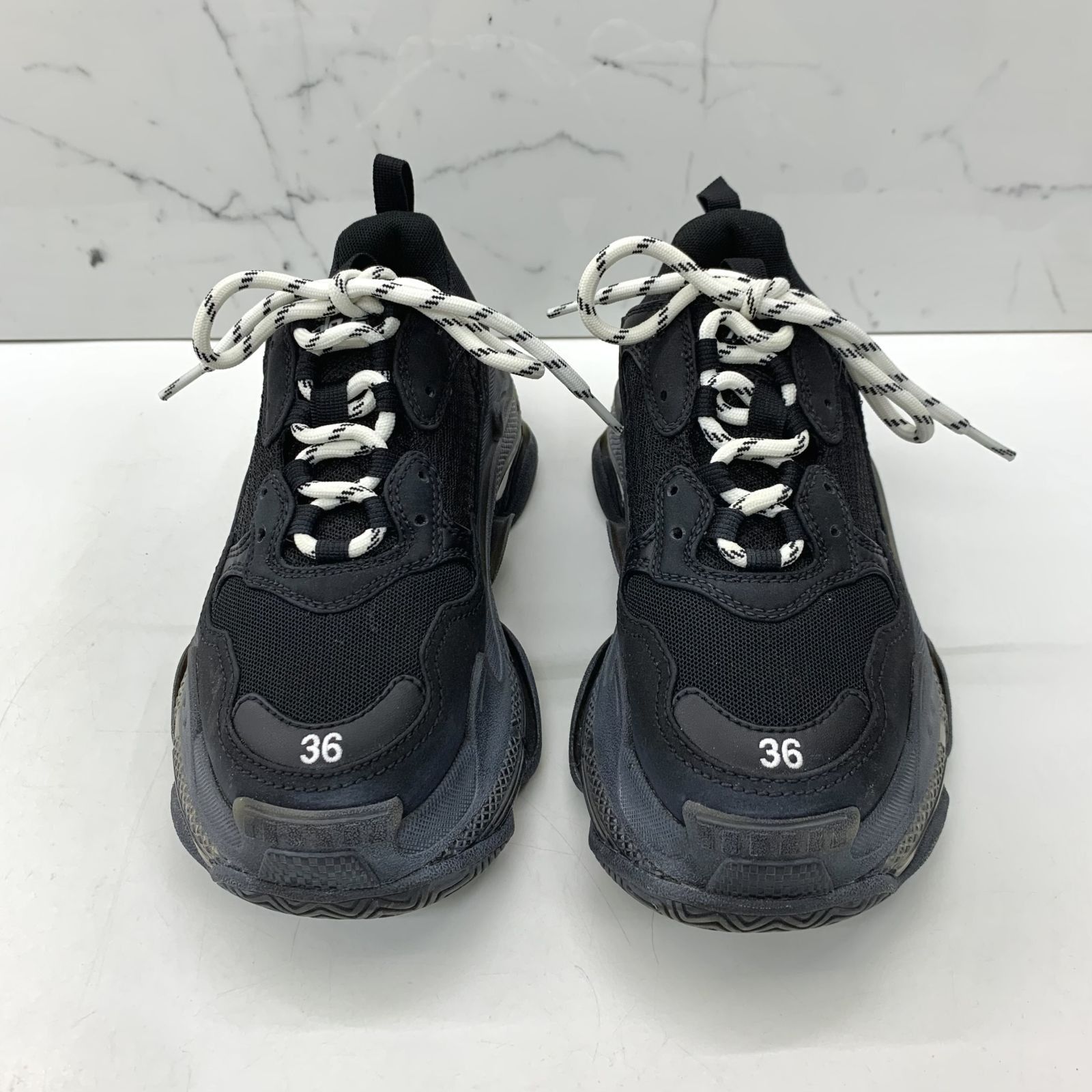 All black balenciaga sneakers womens discount