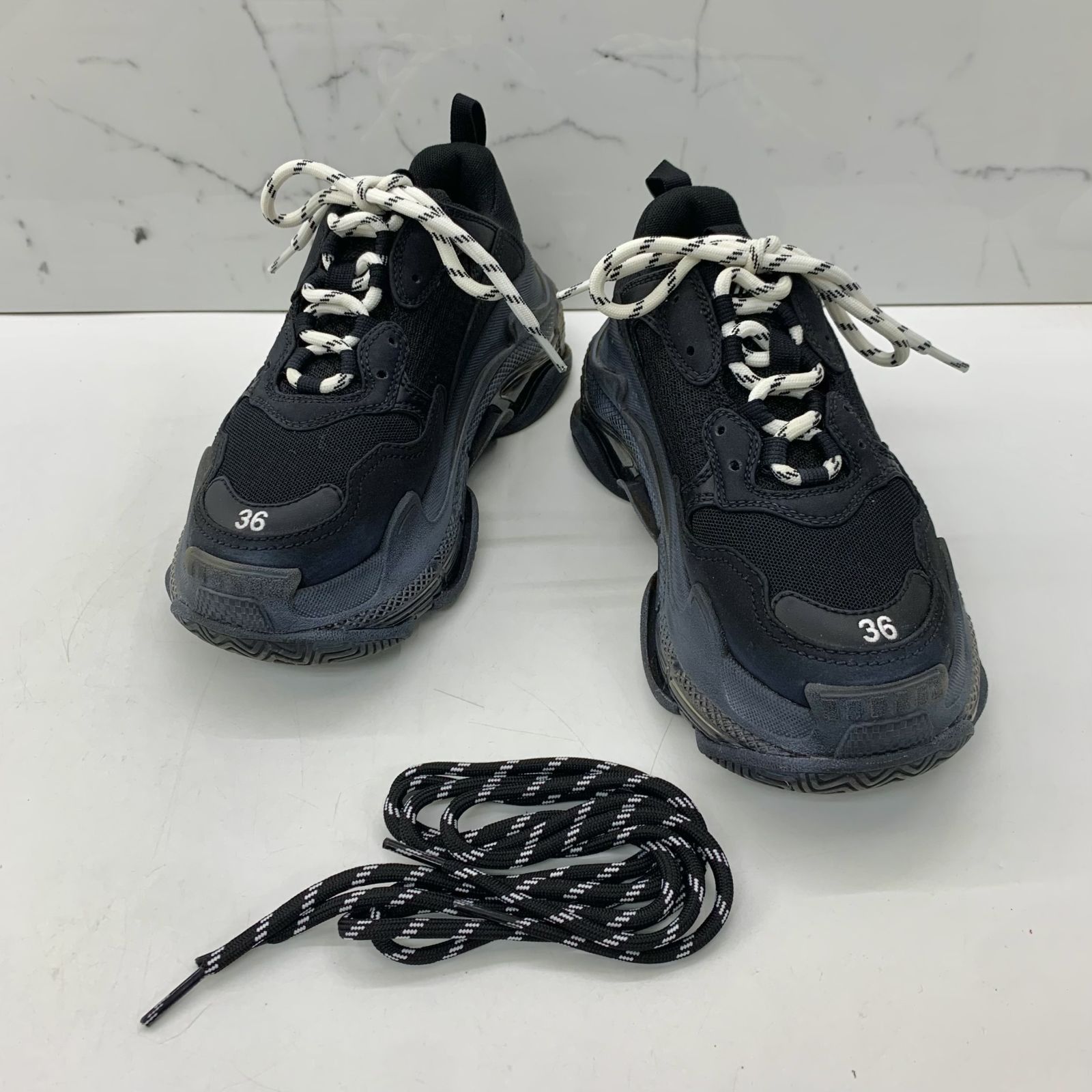 All black balenciaga sneakers womens discount