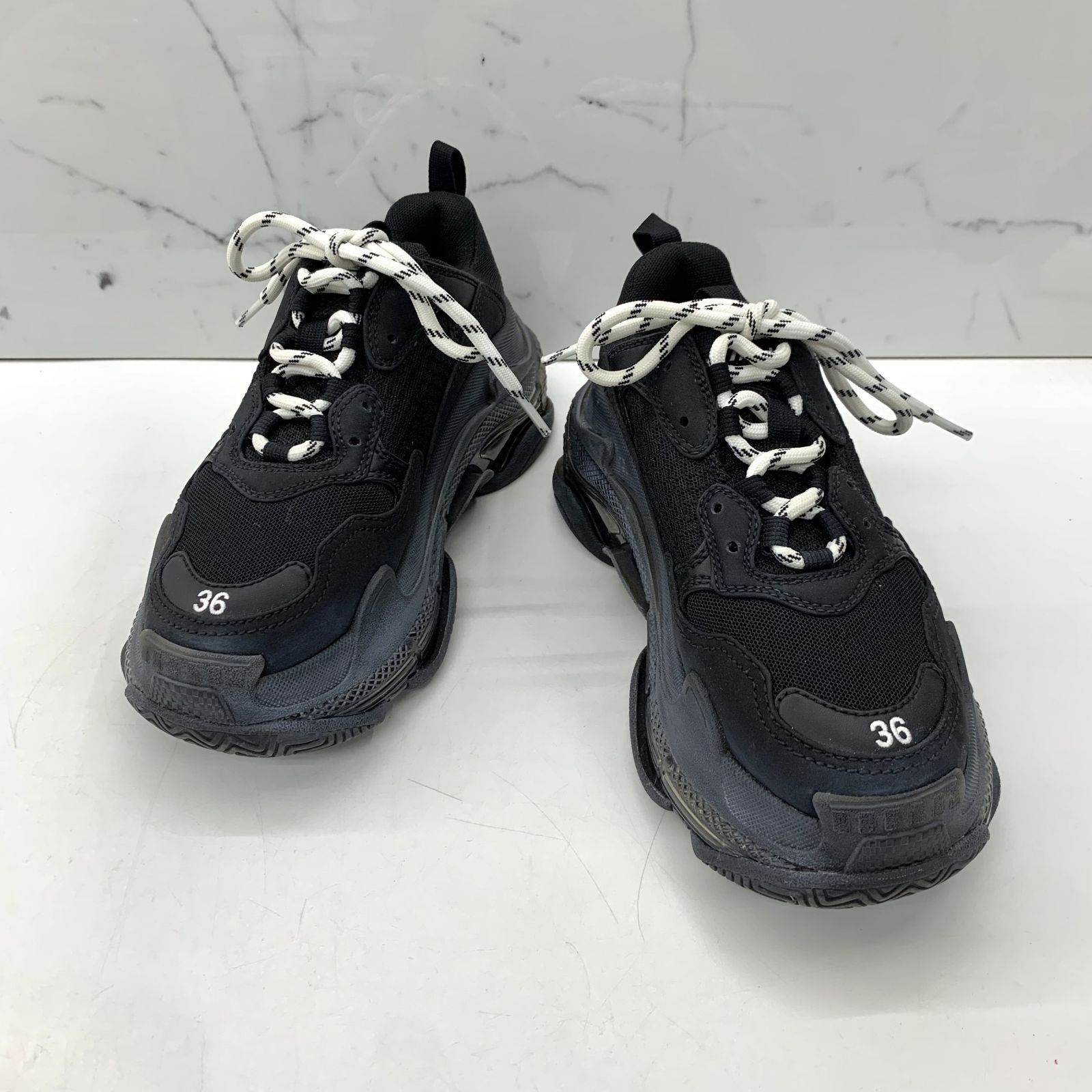 Black balenciaga triple s cheap womens