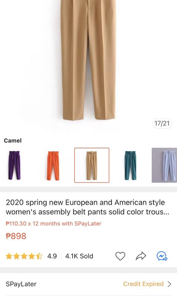 belted pants women