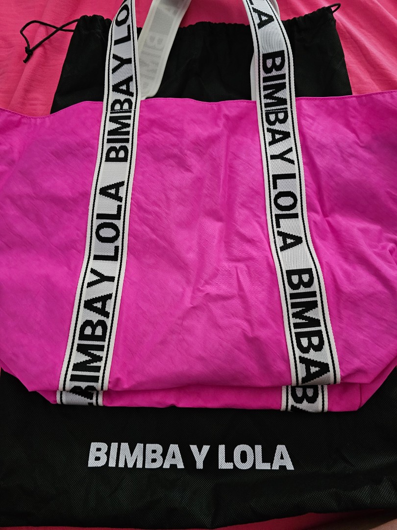 Bimba Y Lola XL Light Khaki Shopper Bag