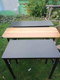 Black Steel Foldable Table