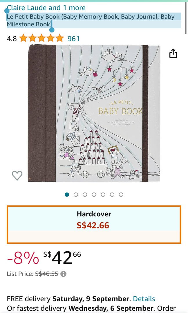 Le petit store baby book