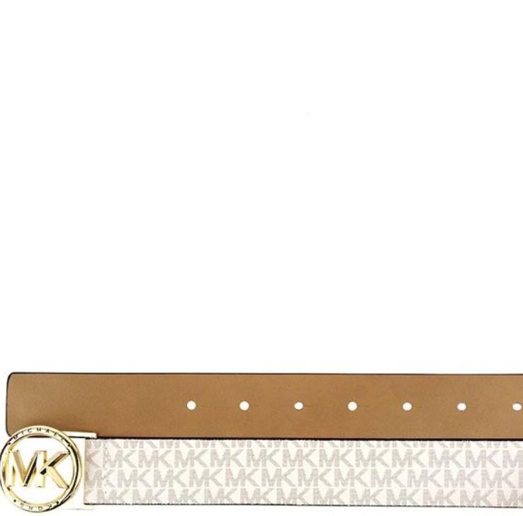 White michael kors best sale belt