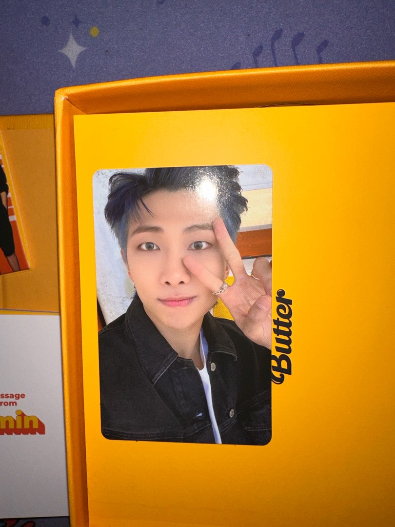 BTS BUTTER Cream version with rm photocard on Carousell