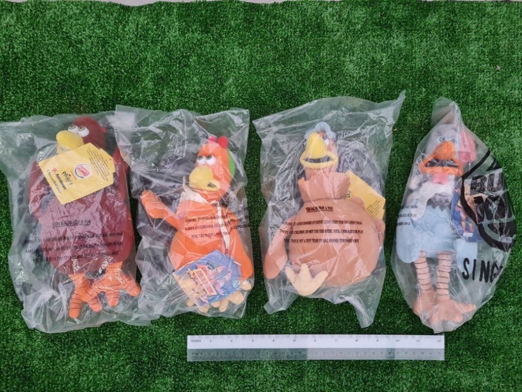 Chicken run burger king toys clearance