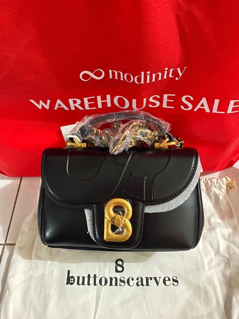 BUTTONSCARVES The Audrey Monogram Bag Medium, Fesyen Wanita, Tas & Dompet  di Carousell