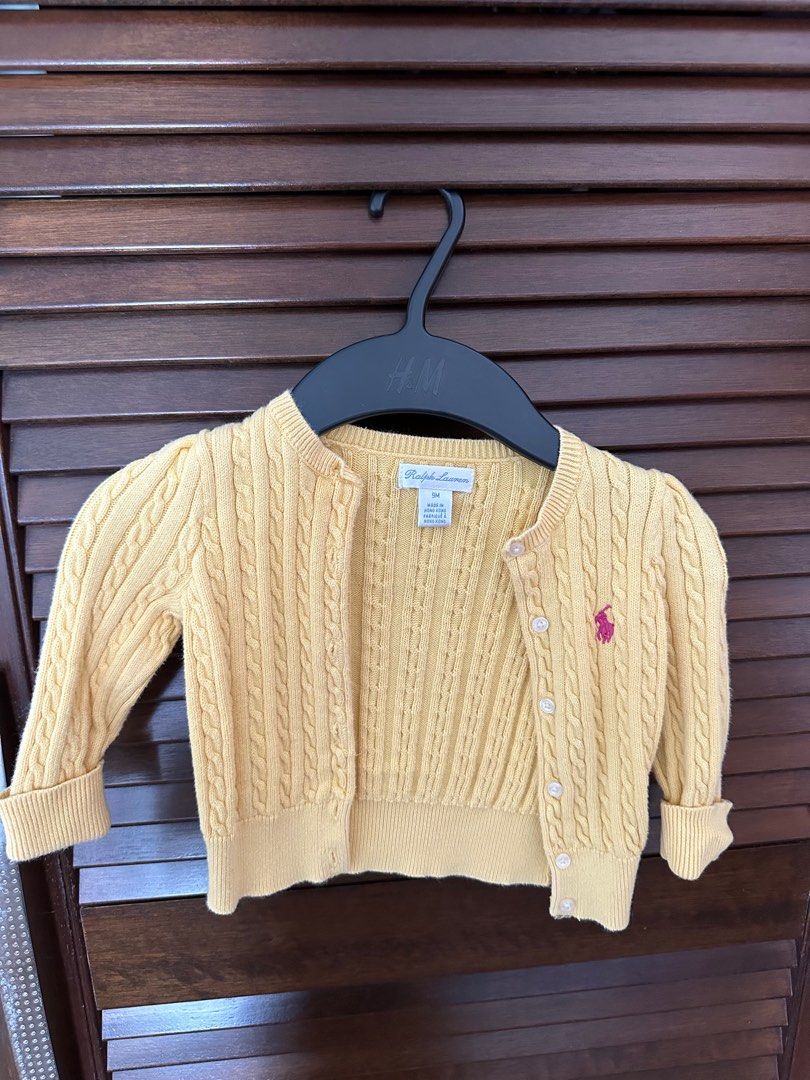 Cableknit cardigan Ralph 9m Babies Kids Bathing Changing