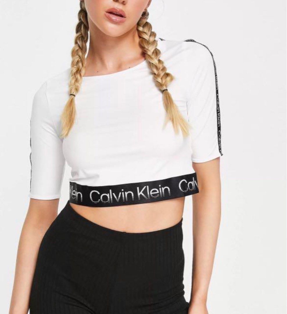 Calvin klein performance crop top outlet