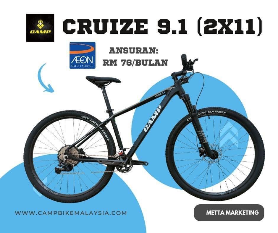 CAMP CRUZE SHIMANO DEORE 2x11 MTB MOUNTAIN BIKE BICYCLE Sports Equipment Bicycles Parts Bicycles on Carousell