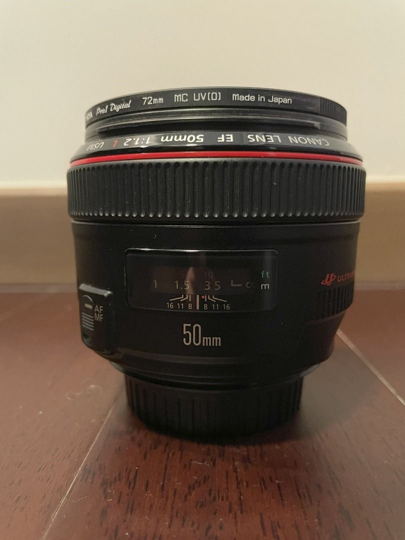 Canon EF 50 f1.2 L USM lens, Photography, Lens & Kits on Carousell