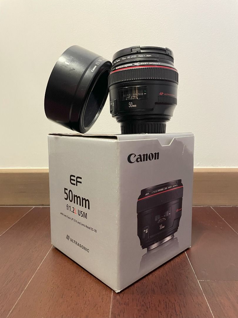 Canon EF  f1.2 L USM lens