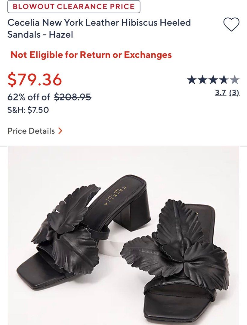 Cecilia sales hibiscus heels