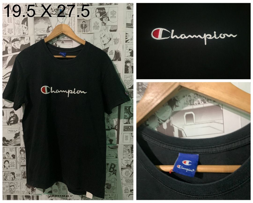 CHAMPION EMBROID SHIRT Men s Fashion Tops Sets Tshirts Polo