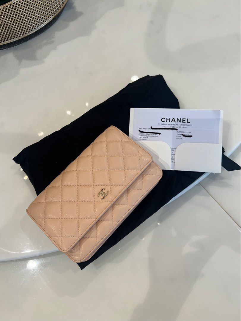Chanel WOC BEIGE Brand New Complete on Carousell