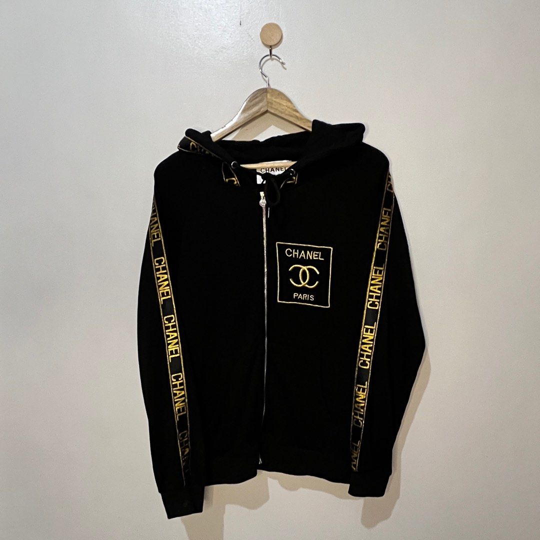 Chanel zip up hoodie sales