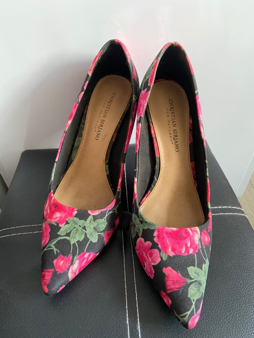 Christian siriano floral best sale pumps