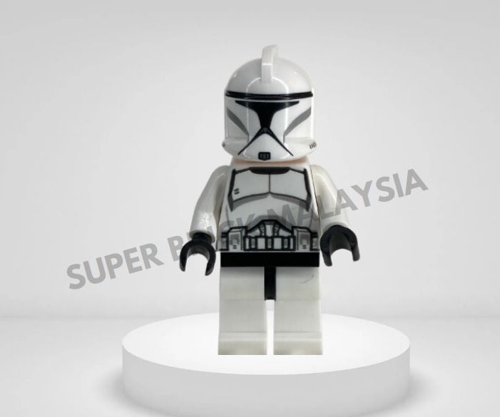 Clone Trooper Phase 1 Scowl LEGO STAR WARS MINIFIGURE 100 ORIGINAL sw 0442