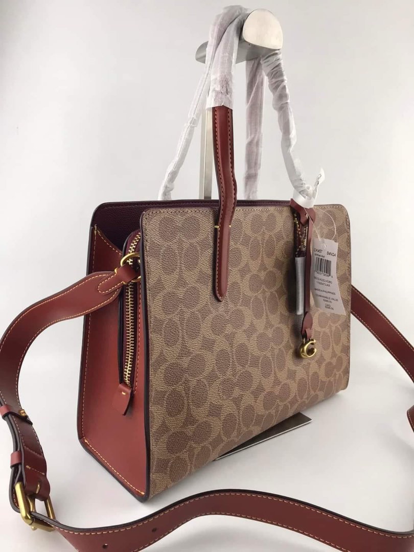 Coach Carter Carryall Mono Brown on Carousell
