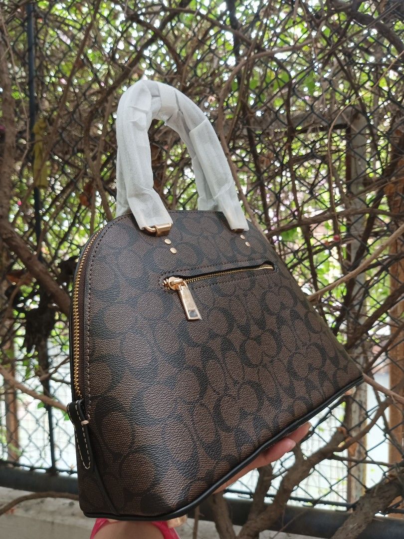 Coach Katy Satchel In Signature Canvas in 2023