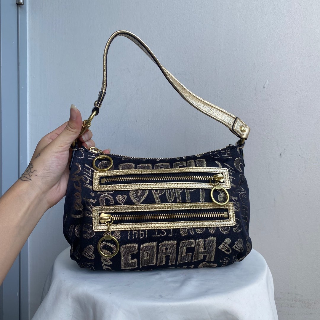 NEW Coach Ltd Ed Blue Midnight Jean Poppy Fashion Spotlight Tote Bag  Satchel WOW | Purses, Coach purses, Bags