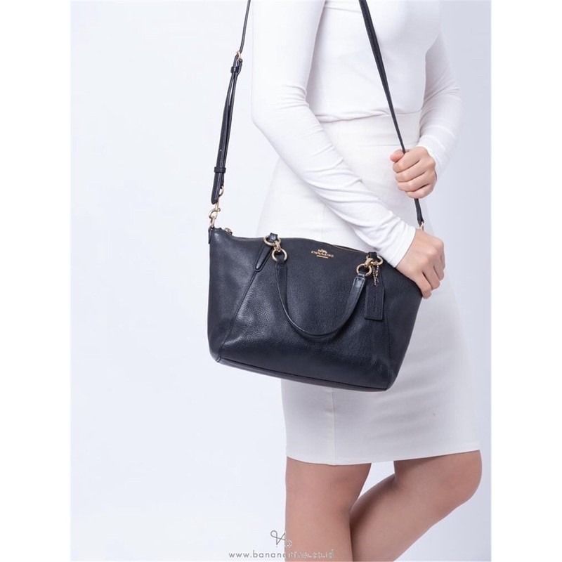 Coach small kelsey crossbody in pebbled leather sale