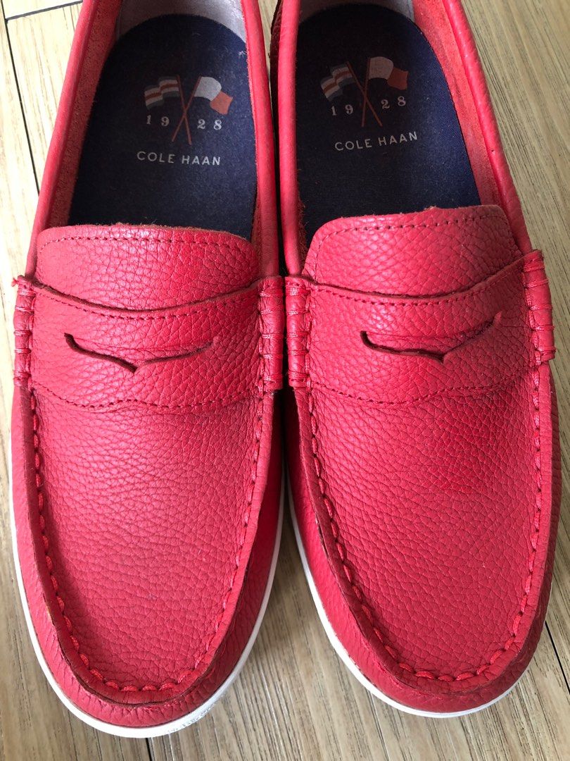 cole haan leopard loafers