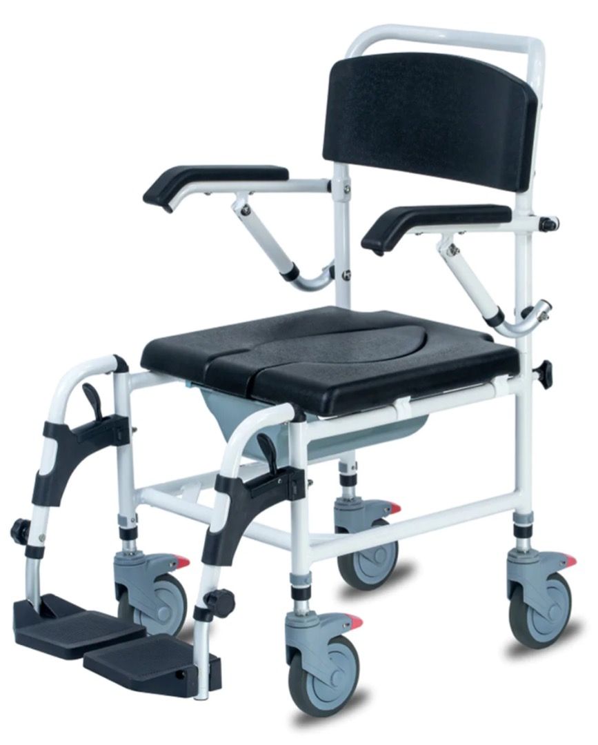 Commode Chair & Electric Back Rest, Health & Nutrition, Assistive ...
