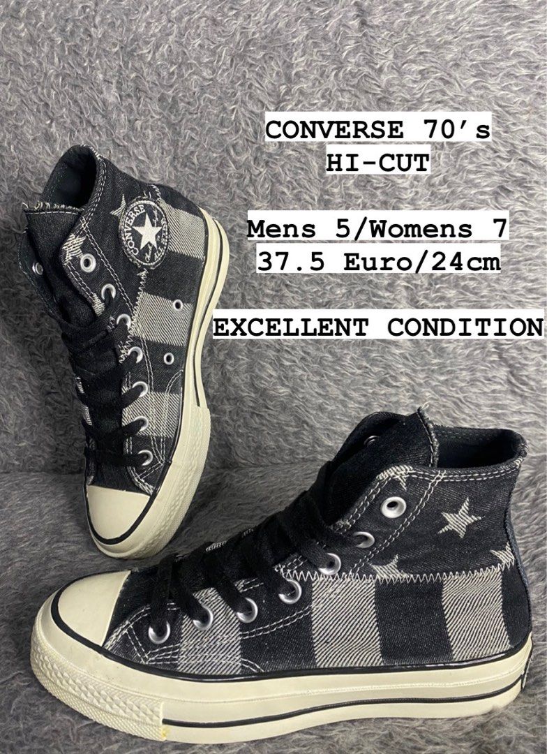 Stars and stripes converse high tops hotsell