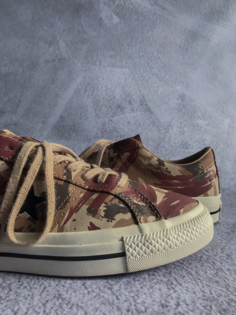 CONVERSE CONS ONE STAR PRO OX BRUSHSTROKE CAMO VINTAGE KHAKI