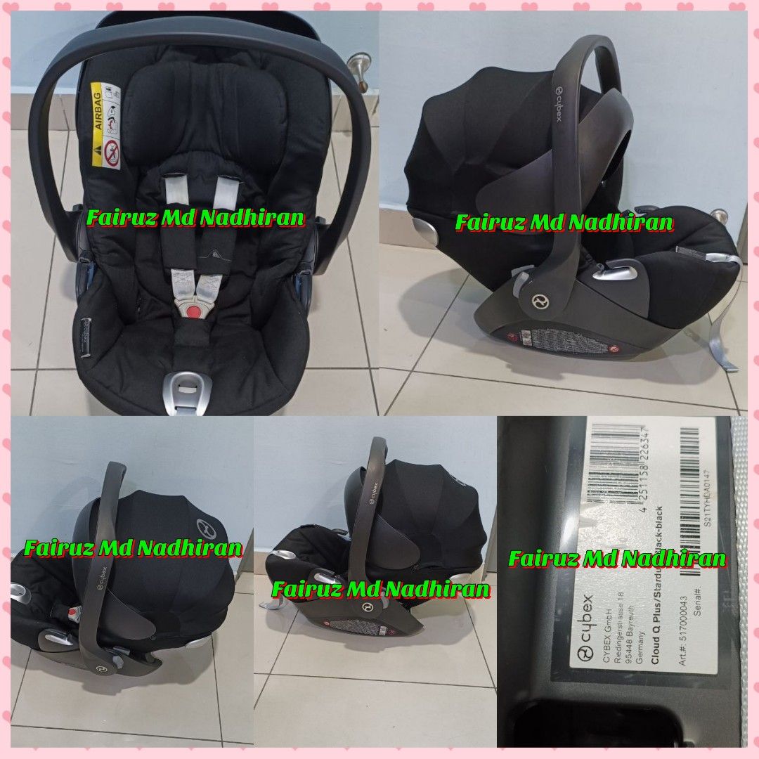Cybex cloud q carrier carseat Babies Kids Going Out Car Seats