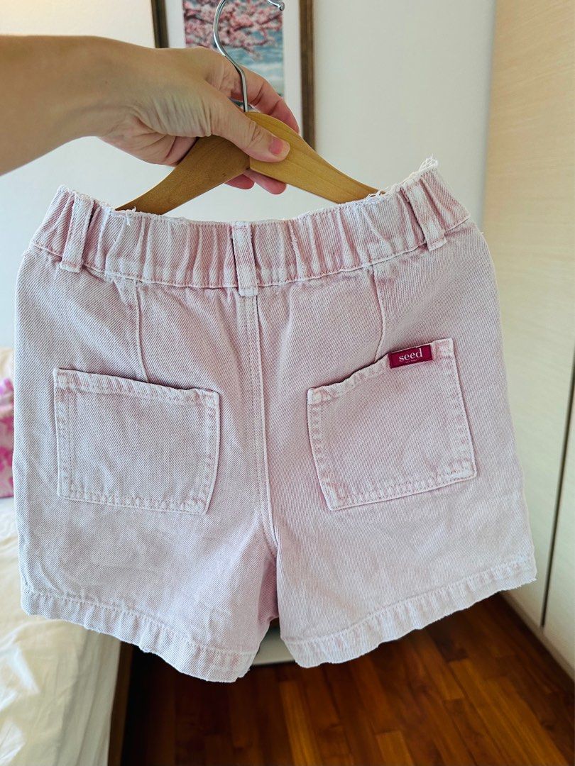 Seed Girls Pink Denim Shorts