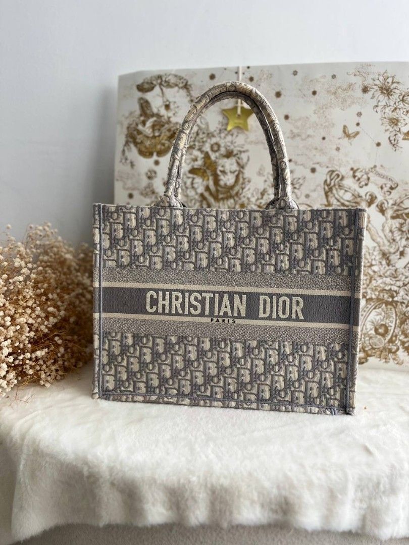 DIOR BOOK TOTE MEDIUM M1296ZRIW OBLIQUE W/CARD TOTE BAG 237036964 ;,  Luxury, Bags & Wallets on Carousell