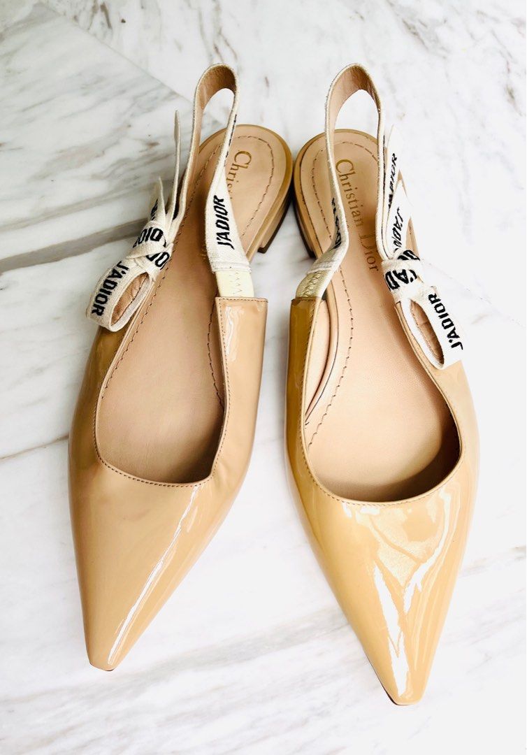 Christian dior slingback flats online