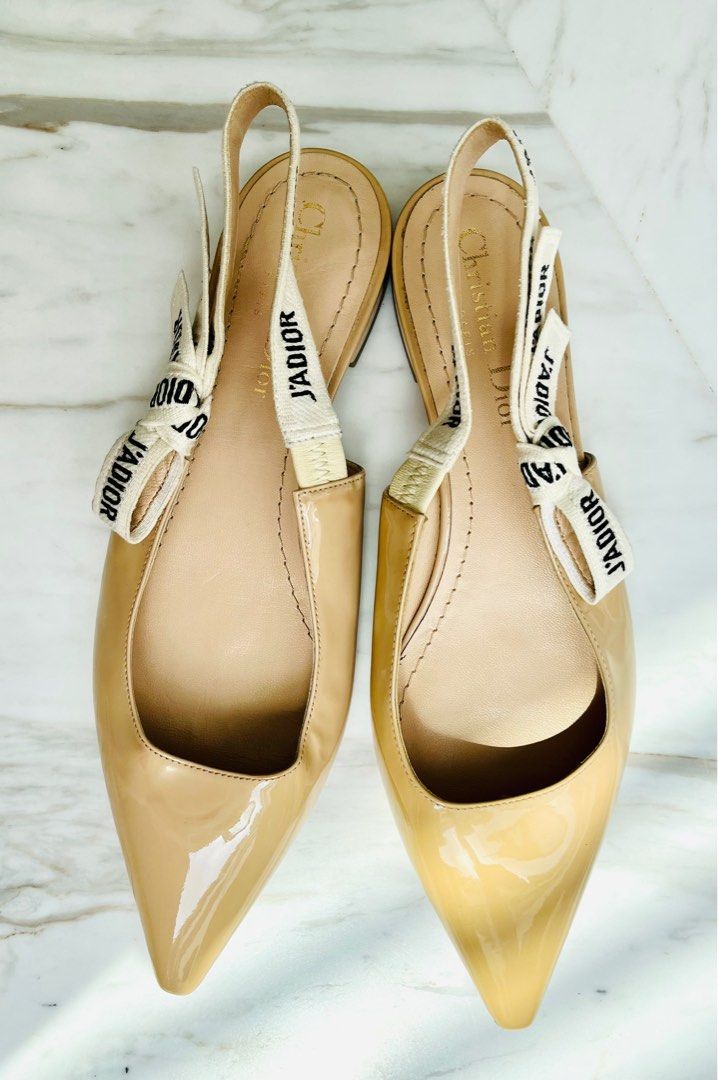 Christian dior slingback sale shoes