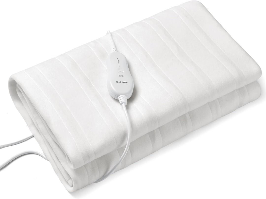 DISCOUNTED Bedsure Electric Blanket King Size Heated Underblanket Bed Warmer with 4 Heat Washable Electric Mattress Pad Heater 165x137cm Health Nutrition Massage Devices on Carousell