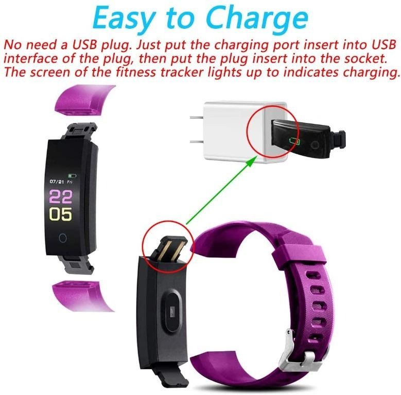 Purple best sale fitness watch