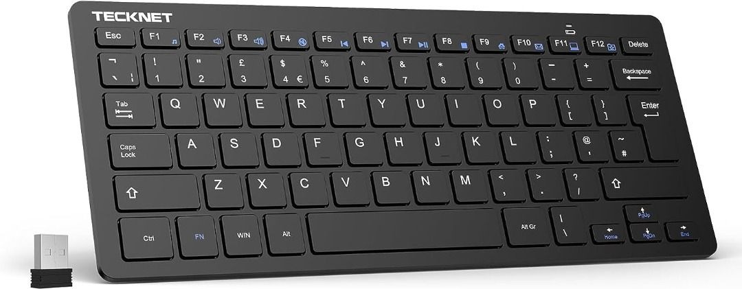 DISCOUNTED! TECKNET Wireless Keyboard, 2.4G Portable Mini Computer ...
