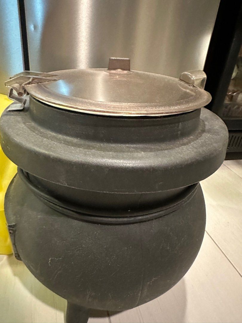 Double boiler Soup container for commercial use or party., Furniture