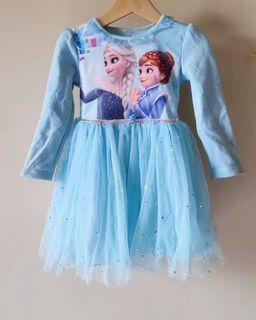 Dress / gaun Anak frozen