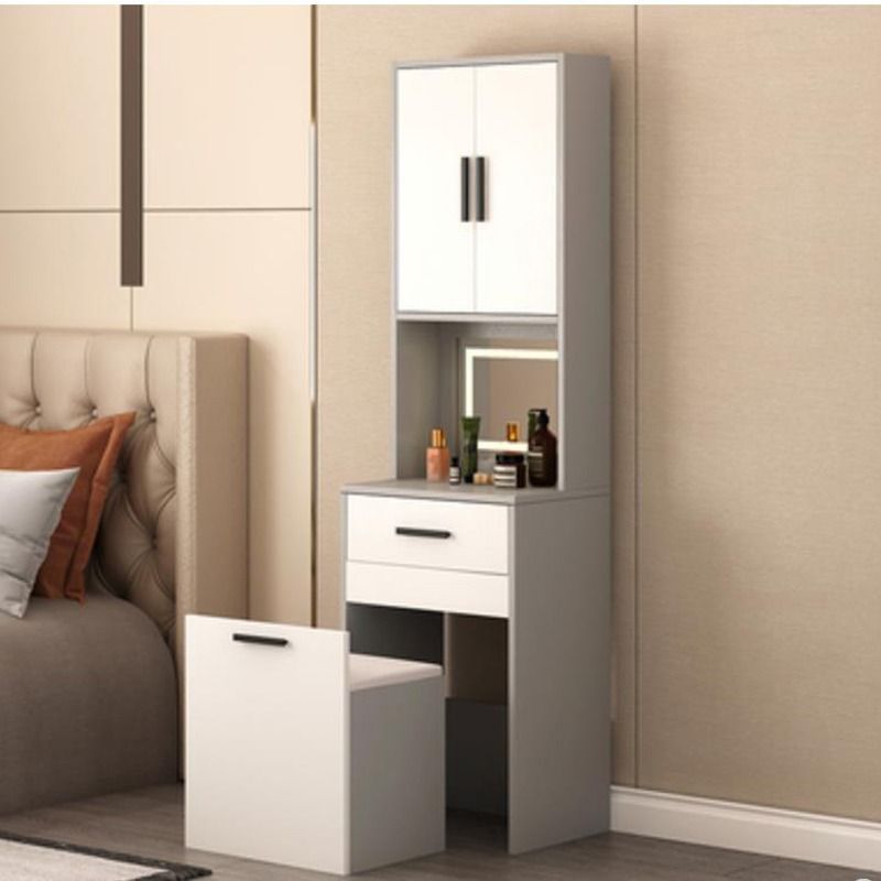 Dressing table with clearance full size mirror
