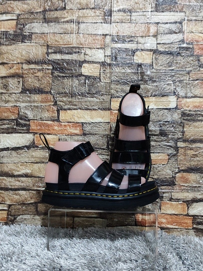 Dr martens outlet blaire patent sandals