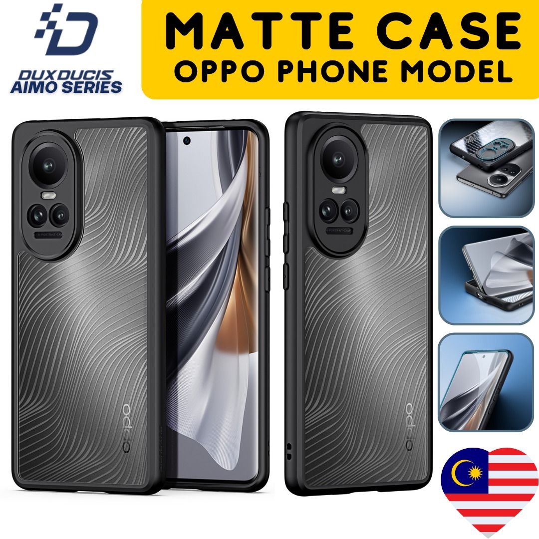 Case For Reno 6 Hard Matte Soft Bumper Shockproof Cover For Oppo