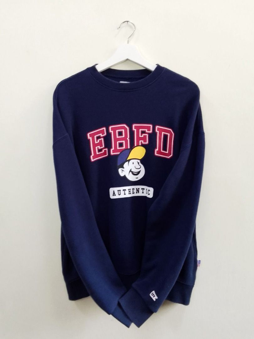 EBBETS FIELD Authentic Sweatshirt M L Size