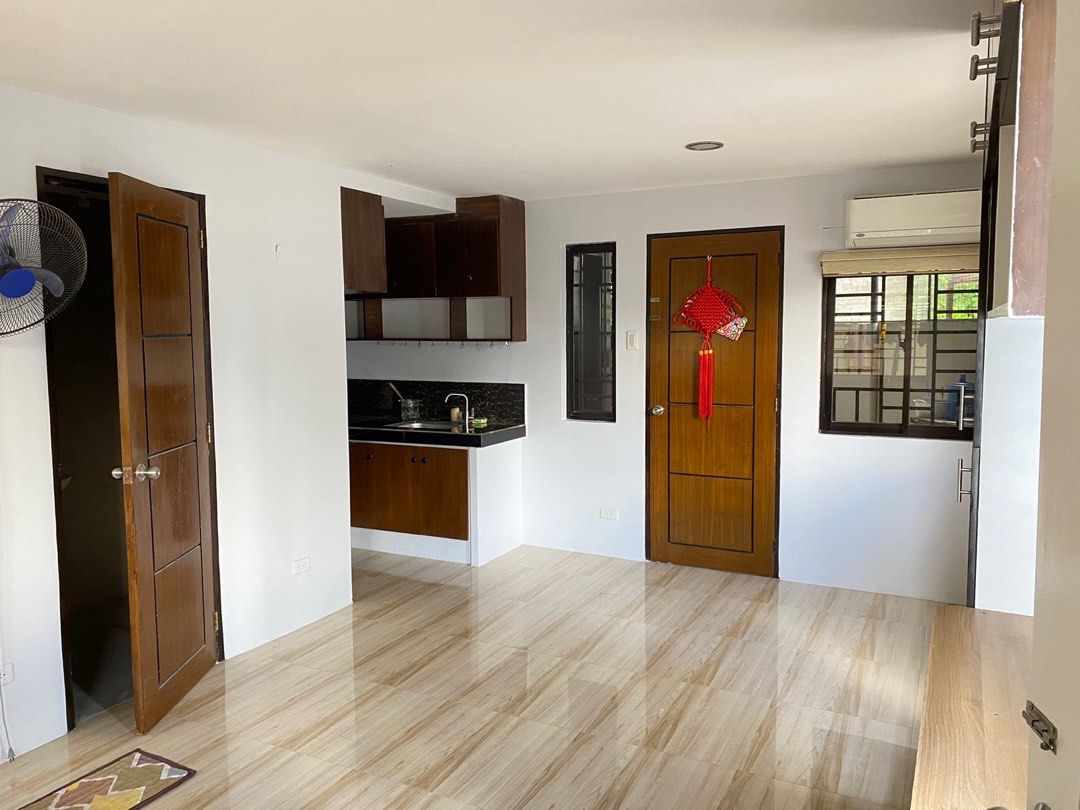 End Unit Townhouse (Category: Townhouse) located in Pasig City. Submitted by queue_hughes (Listing ID 1234822981, Image 1). Description: 3BR with maids room, 2 FULL CR’s, w/ kitchen + outside kitchen, and covered patio. Rate discounted for 2 year lease. Standard rate is 42K month for 6 month blocks. 2 story townhouse. Central Carrier AC. Gated parking area w/ space for 3 vehicles. Well maintained cemented patio back yard. 161 SQM lot. Inclusive H