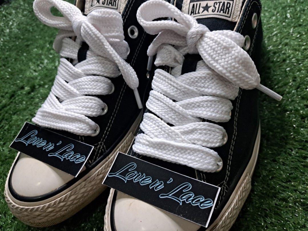 Chucks with fat laces sale