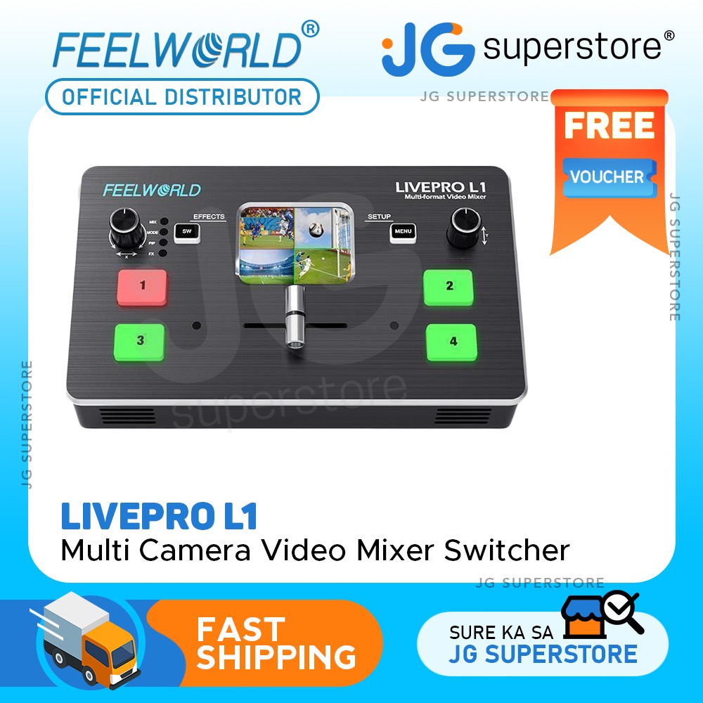 Feelworld LIVEPRO L1 V1 USB3.0 Multi-format Video Mixer & Switcher with